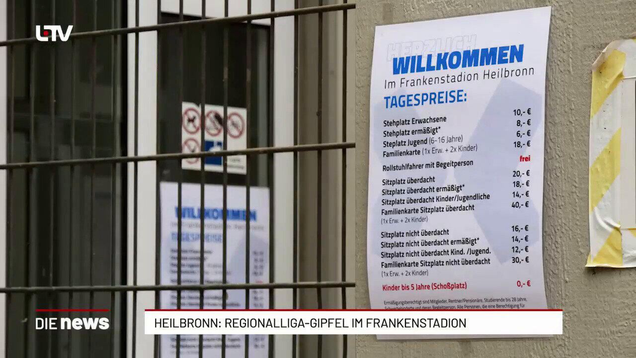 Heilbronn: Regionalliga-Gipfel steigt im Frankenstadion