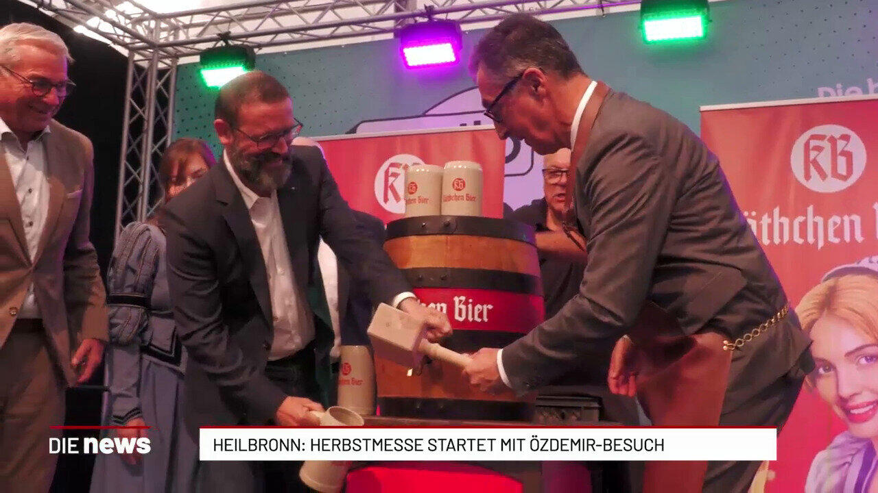 Heilbronn: Özdemir eröffnet Herbstmesse auf Theresienwiese