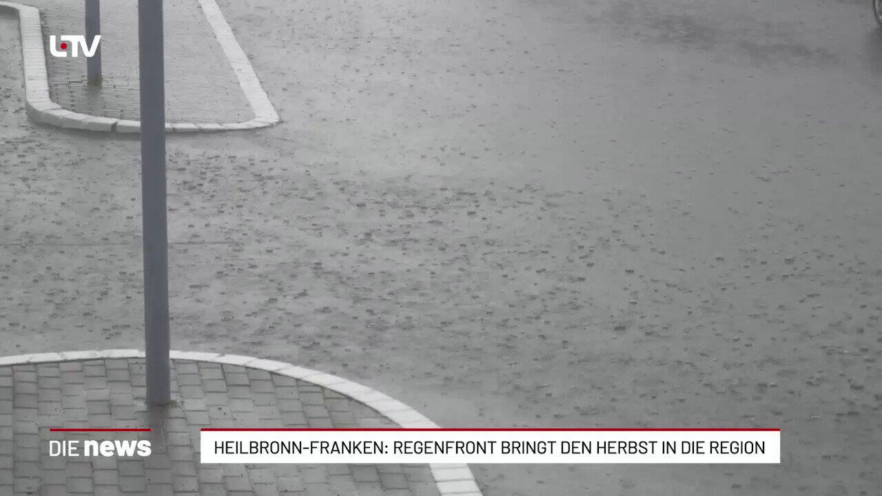 Heilbronn-Franken: Regenfront bringt den Herbst
