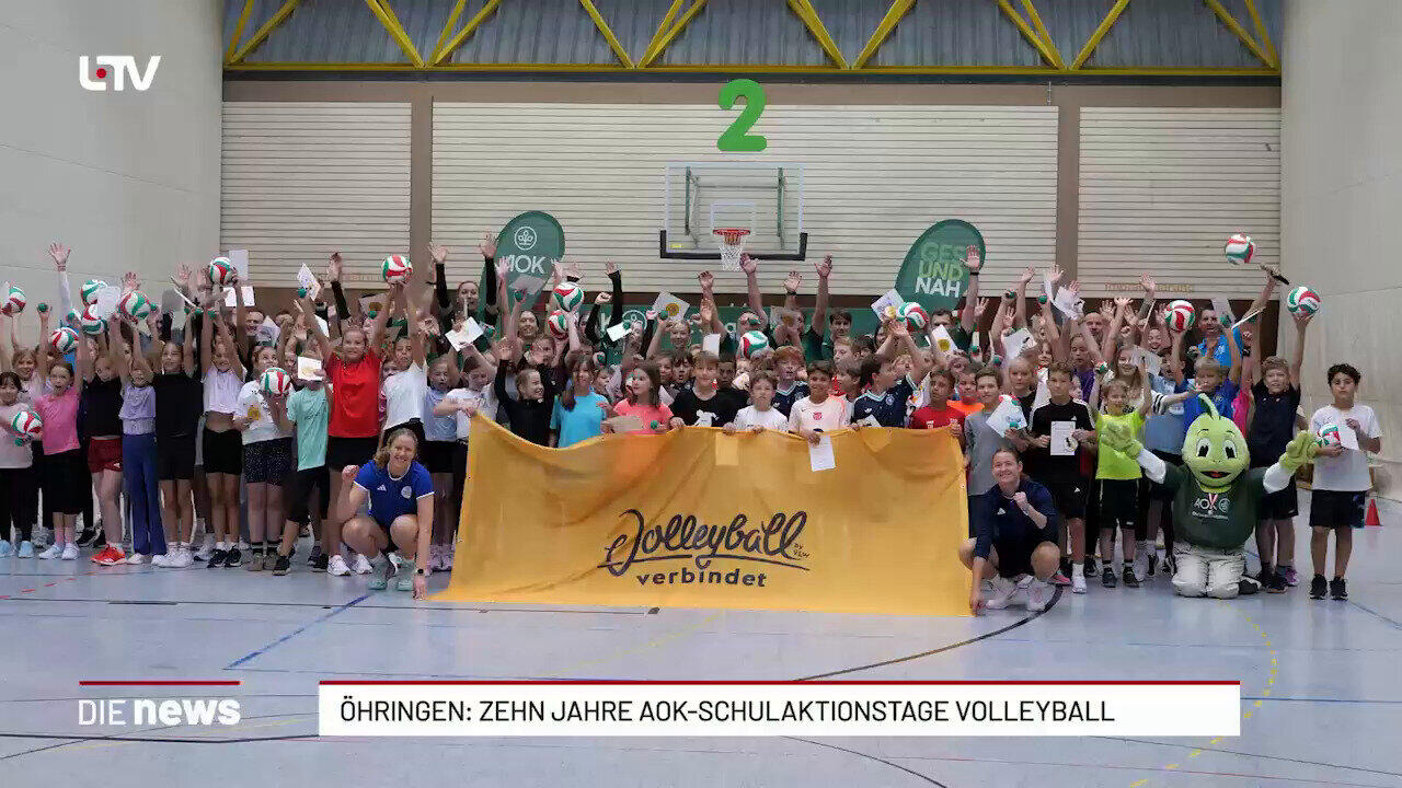 Öhringen: AOK-Schulaktionstage bringen Kinder zum Volleyball