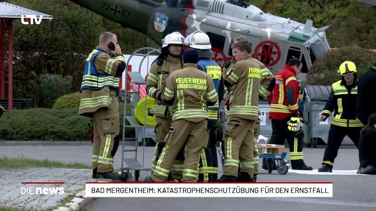 Bad Mergentheim: Einsatzkräfte üben den Ernstfall