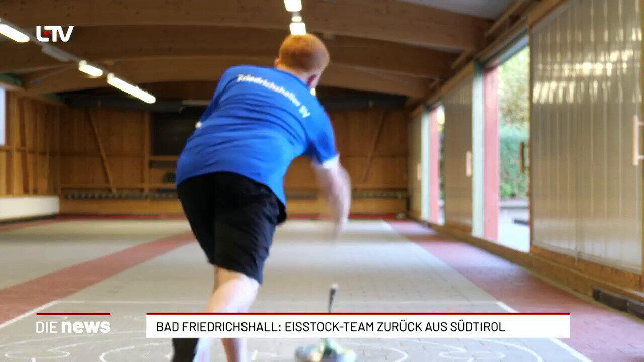 Bad Friedrichshall: Eisstockschützen kehren aus Südtirol zurück