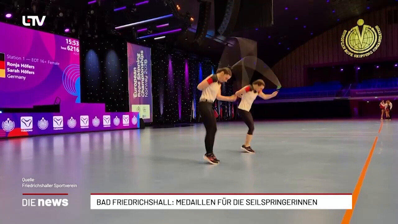 Bad Friedrichshall: Rope-Skipping-Team gewinnt EM-Medaillen