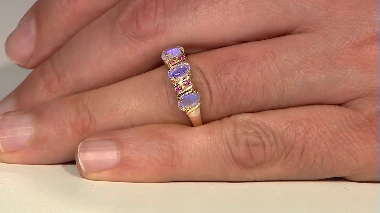 Video Gouden ring met Kristal Opalen (Mark Tremonti)