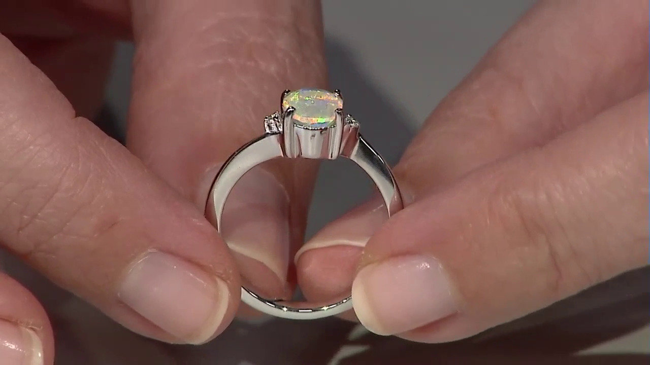Video Welo Opal Silver Ring