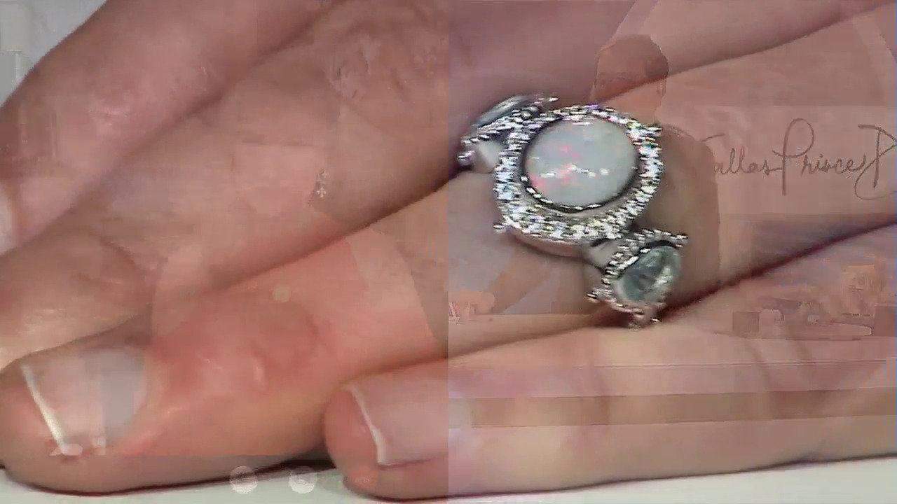 Video Zilveren ring met een Welo-opaal (Dallas Prince Designs)