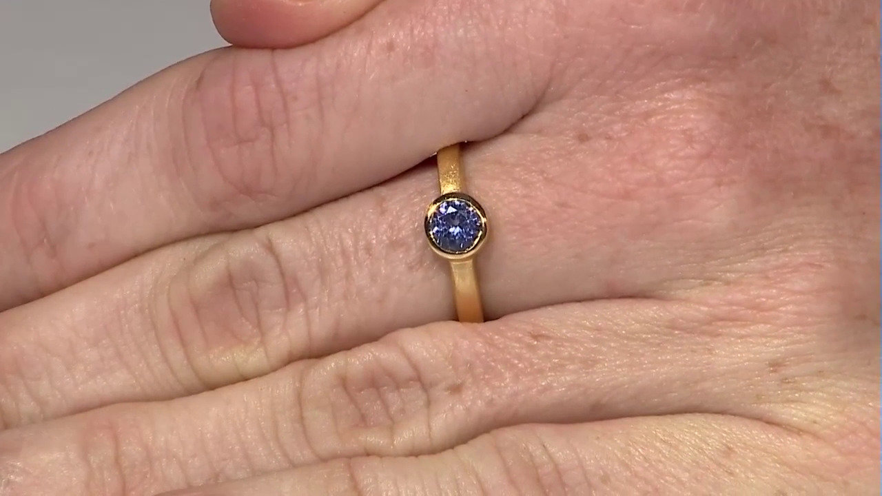 Video Anillo en plata con Tanzanita