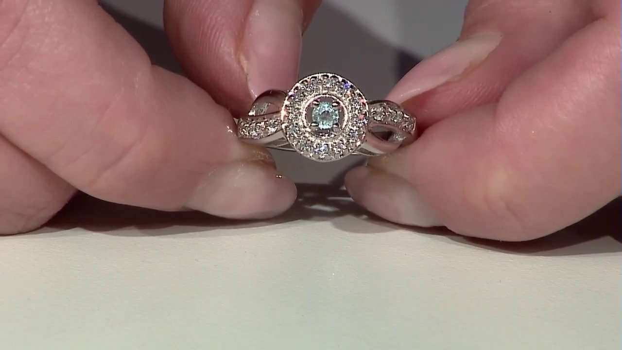 Video Bague en argent et Tourmaline Paraïba
