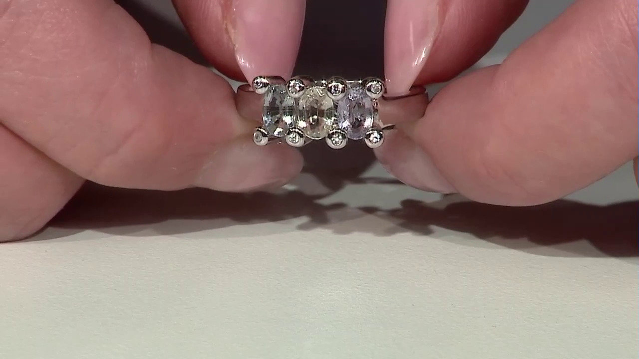 Video Bague en argent et Tourmaline cuprifère