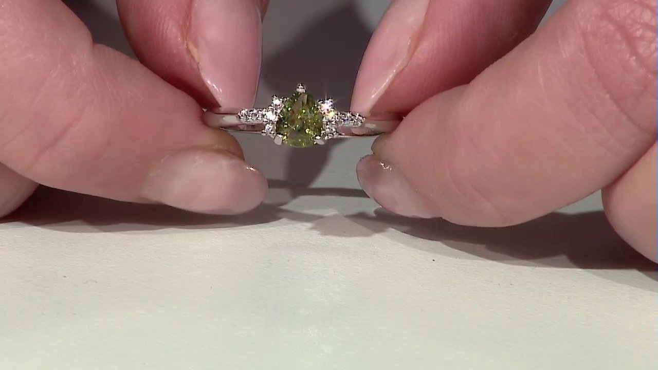 Video Bague en argent et Tourmaline cuprifère