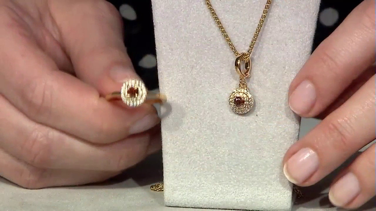 Video Zilveren ring met een I3 Cognac Diamant