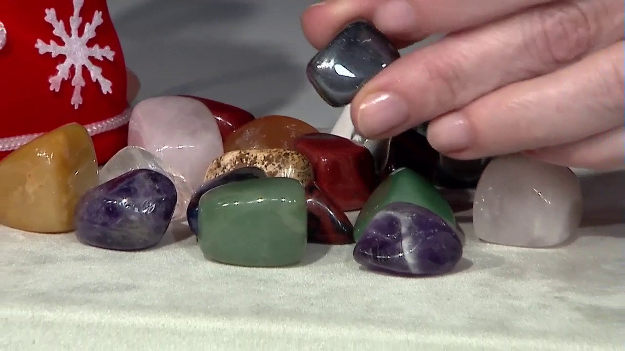 Video Accessory with Mixed Gemstones