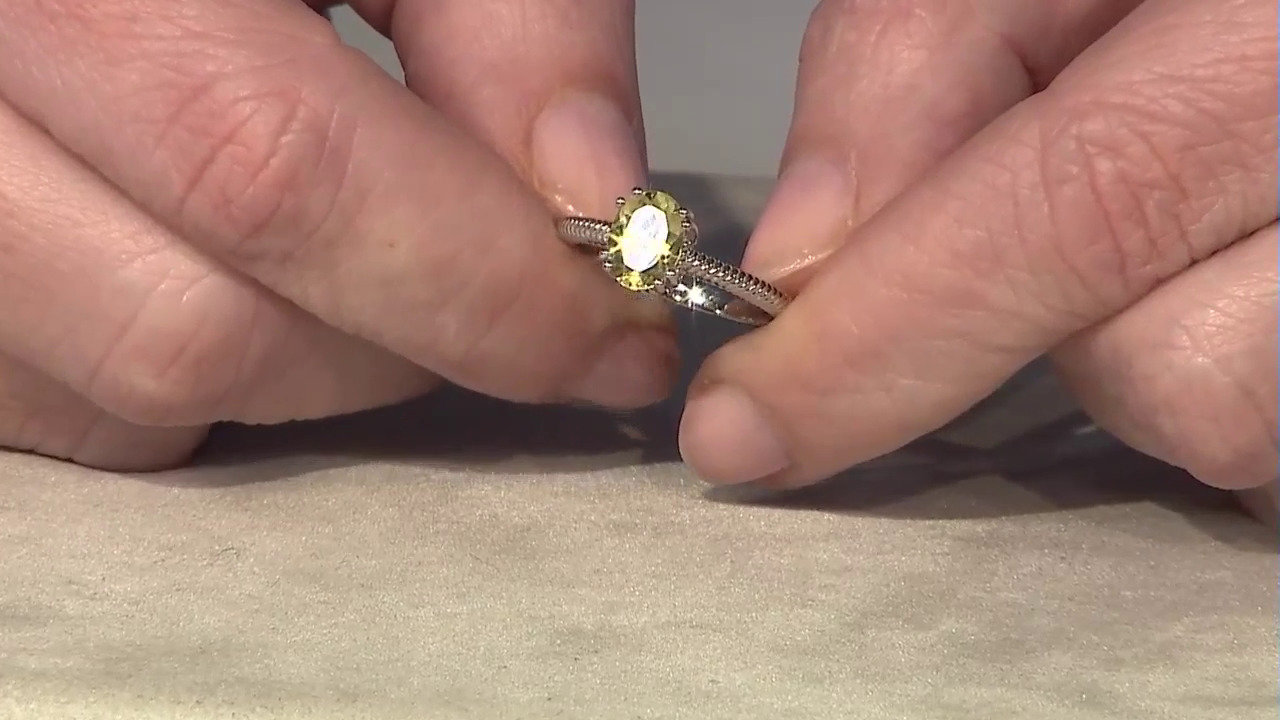 Video Ouro Verde-Quarz-Silberring