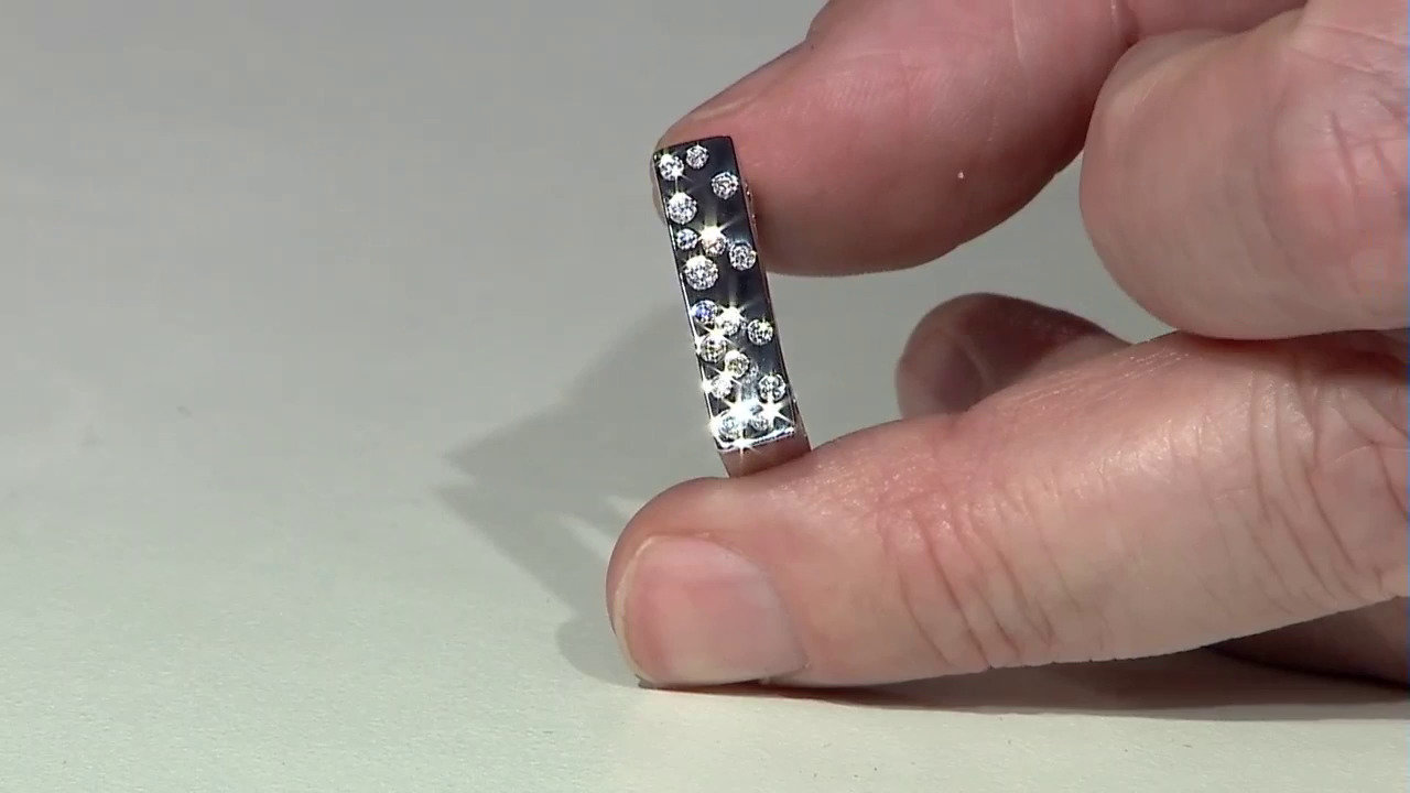 Video Gouden ring met een Diamant SI2 (G) (Annette)