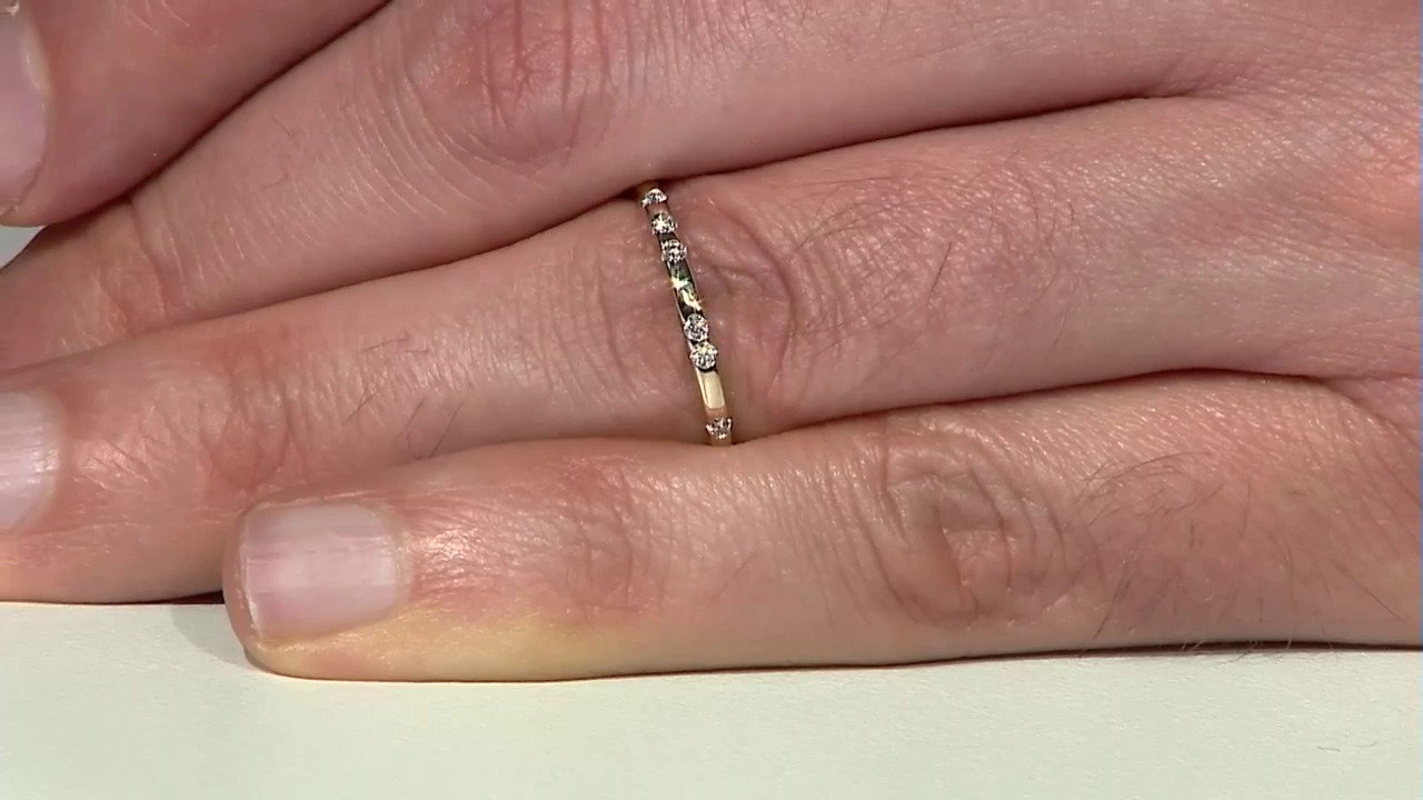 Video Anillo en oro con Diamante SI1 (G) (Annette)