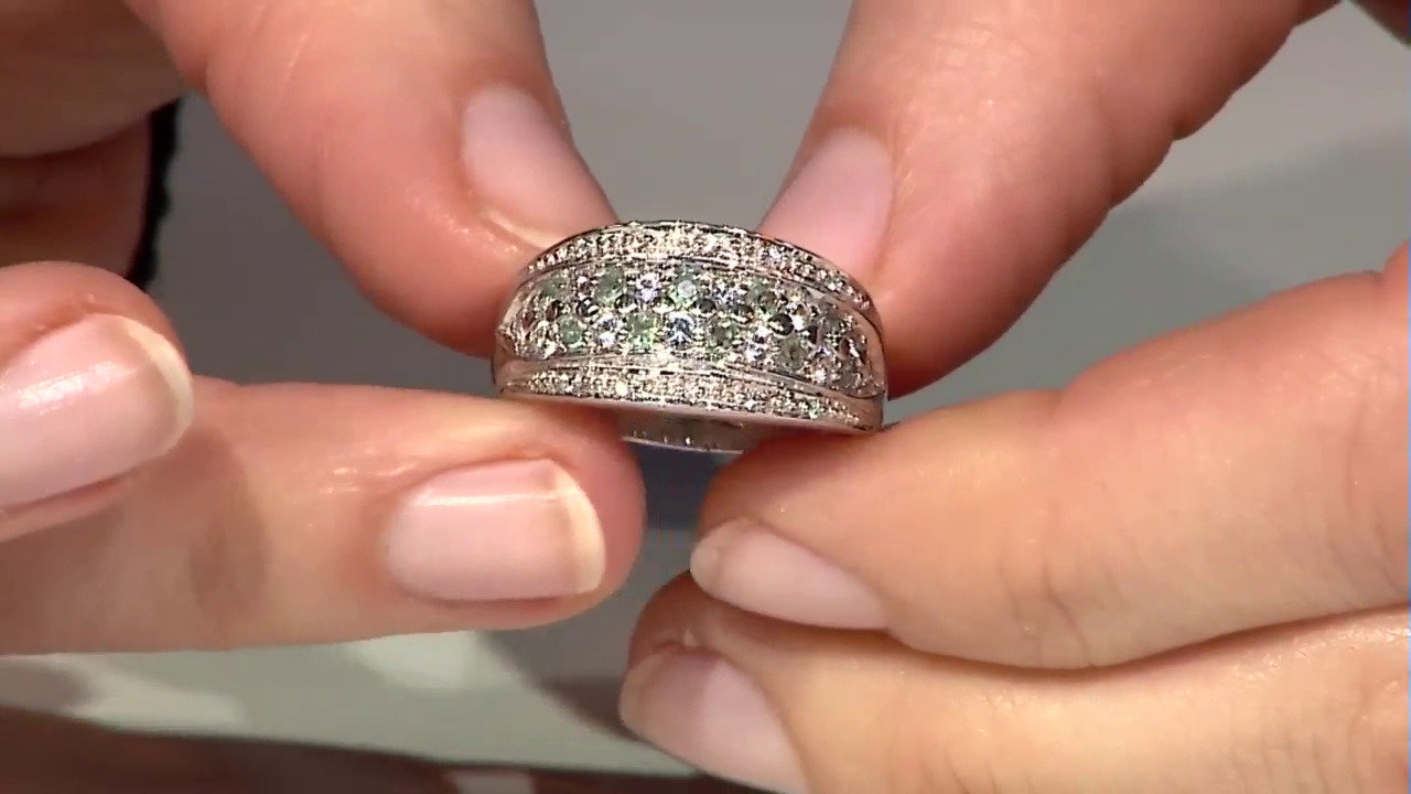 Video Zilveren ring met Braziliaanse alexandrieten