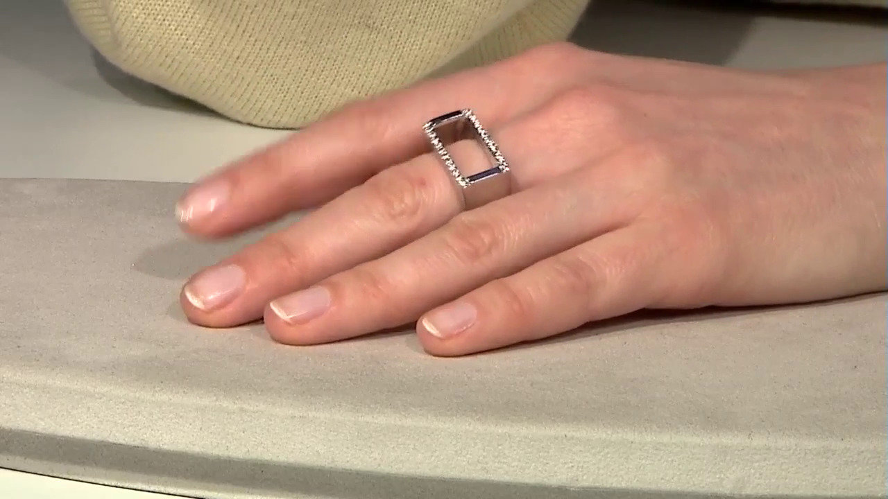 Video Zircon Silver Ring