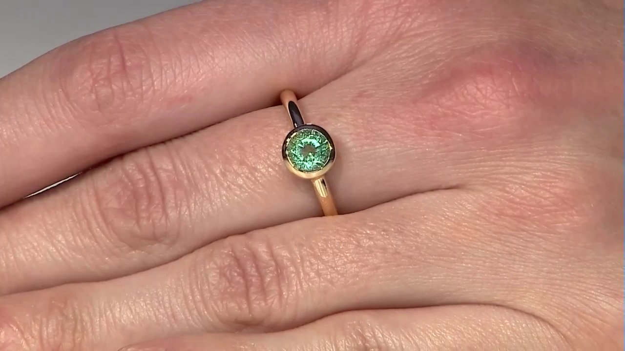 Video Russischer Smaragd-Silberring