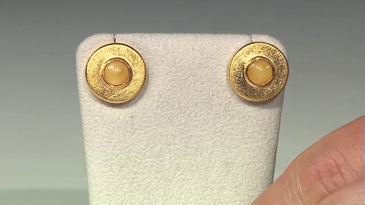 Video Baltic Amber Silver Earrings (MONOSONO COLLECTION)