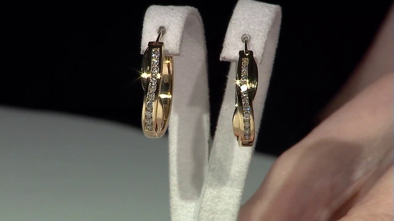Video Zilveren ring met I4 Groene Diamanten