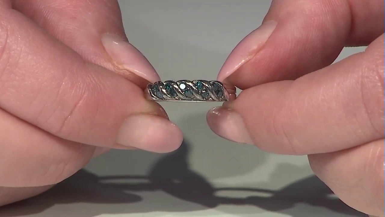 Video Fancy-Brillant-Silberring