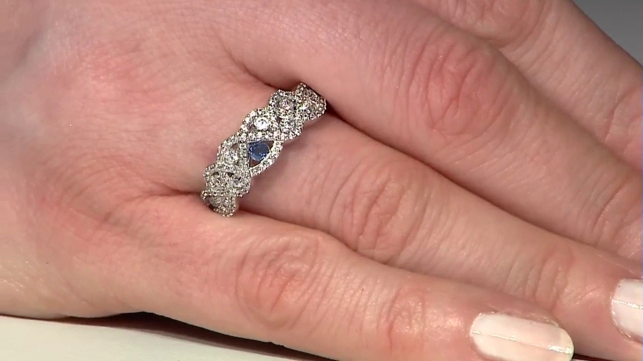 Video Bague en argent et Saphir de Kanchanaburi