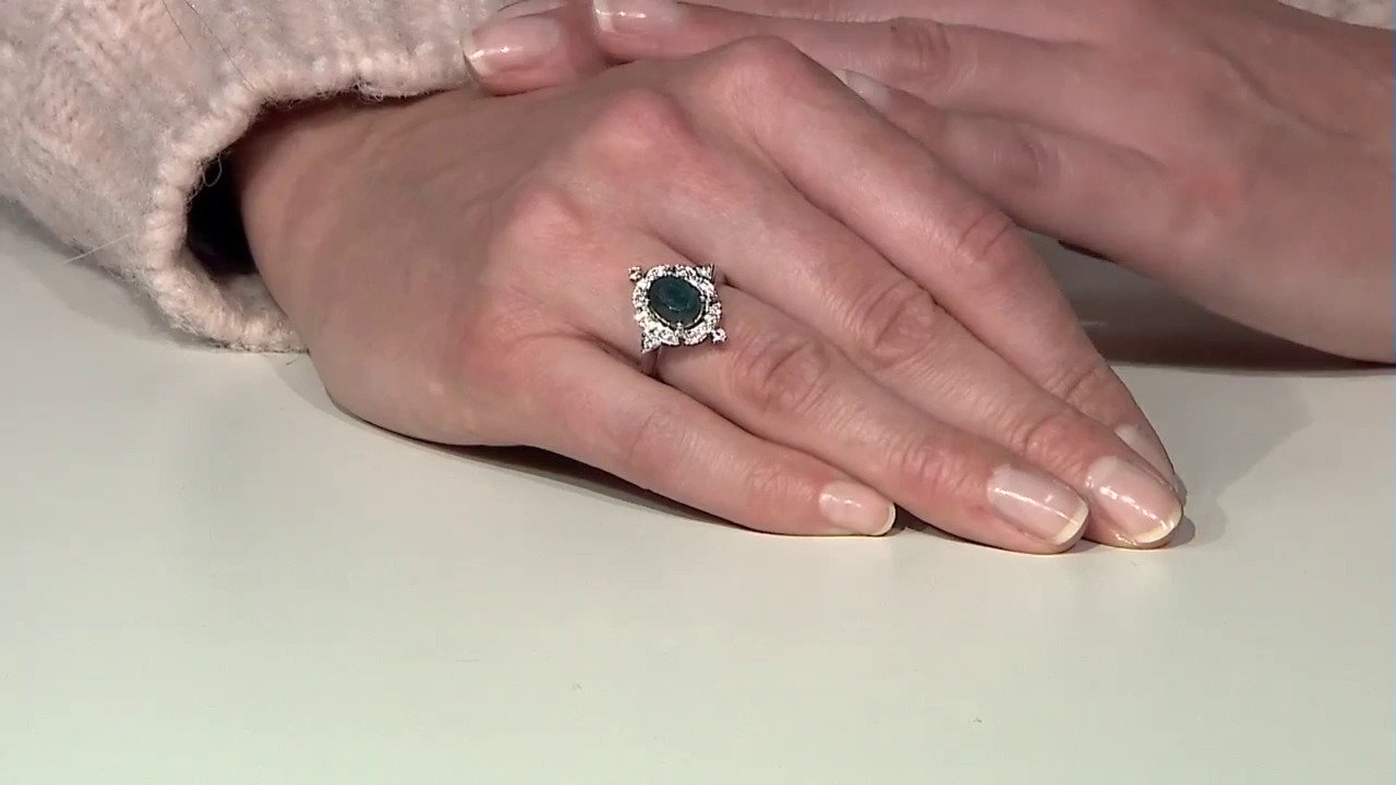Video Zilveren ring met een Grandidiriet