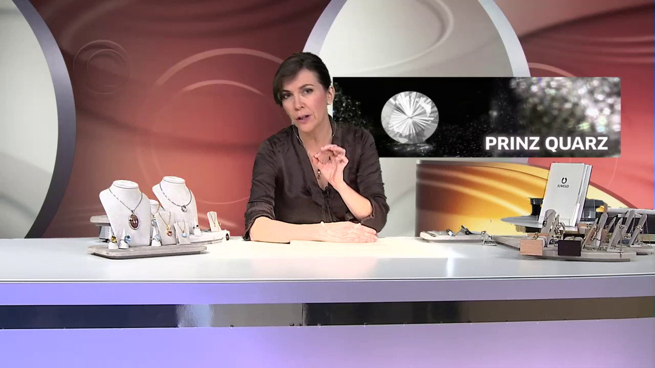 Video Collar en plata con Cuarzo Príncipe
