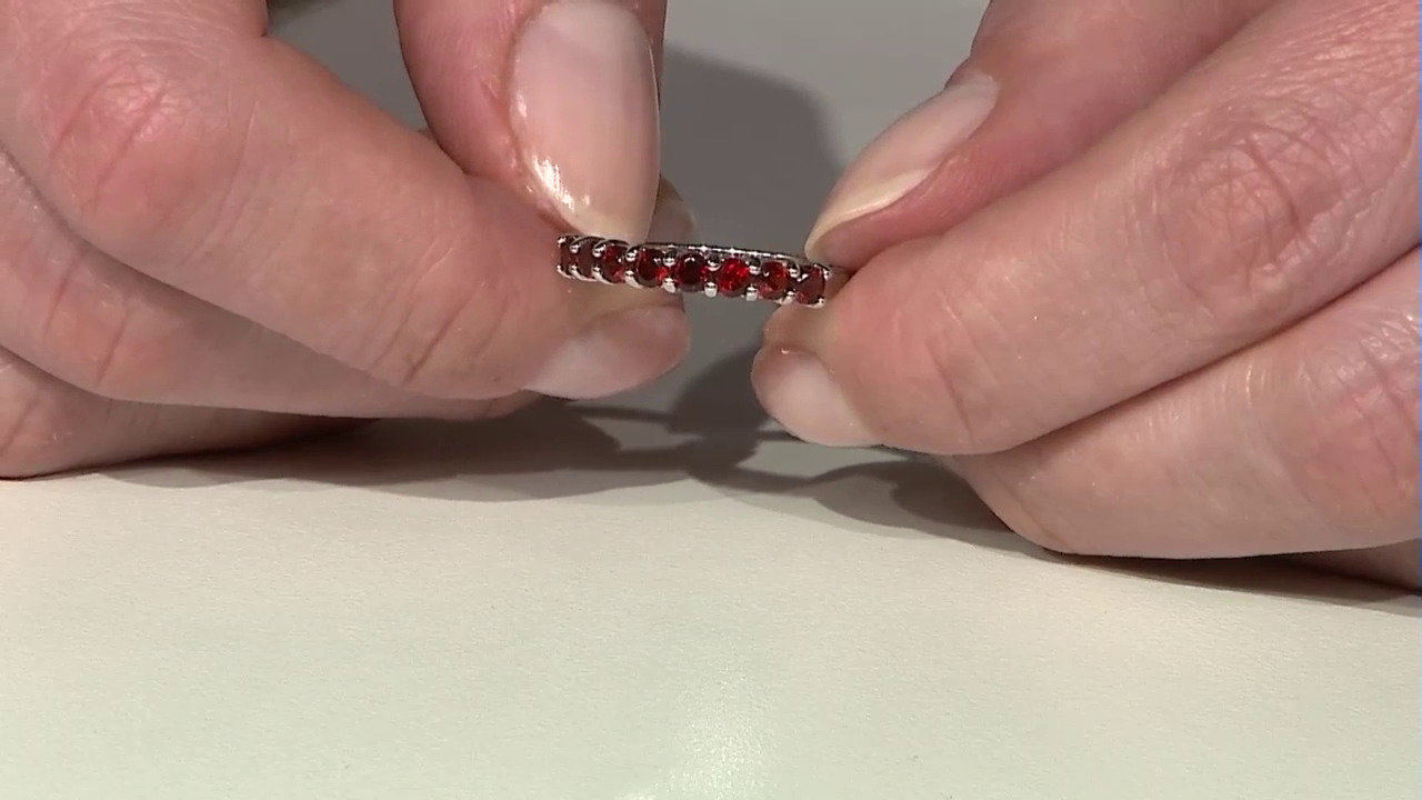Video Zilveren ring met Madeira citrienstenen