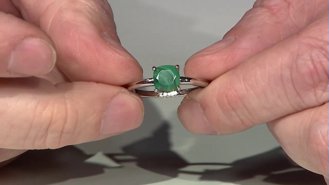 Video Zilveren ring met een Malachiet