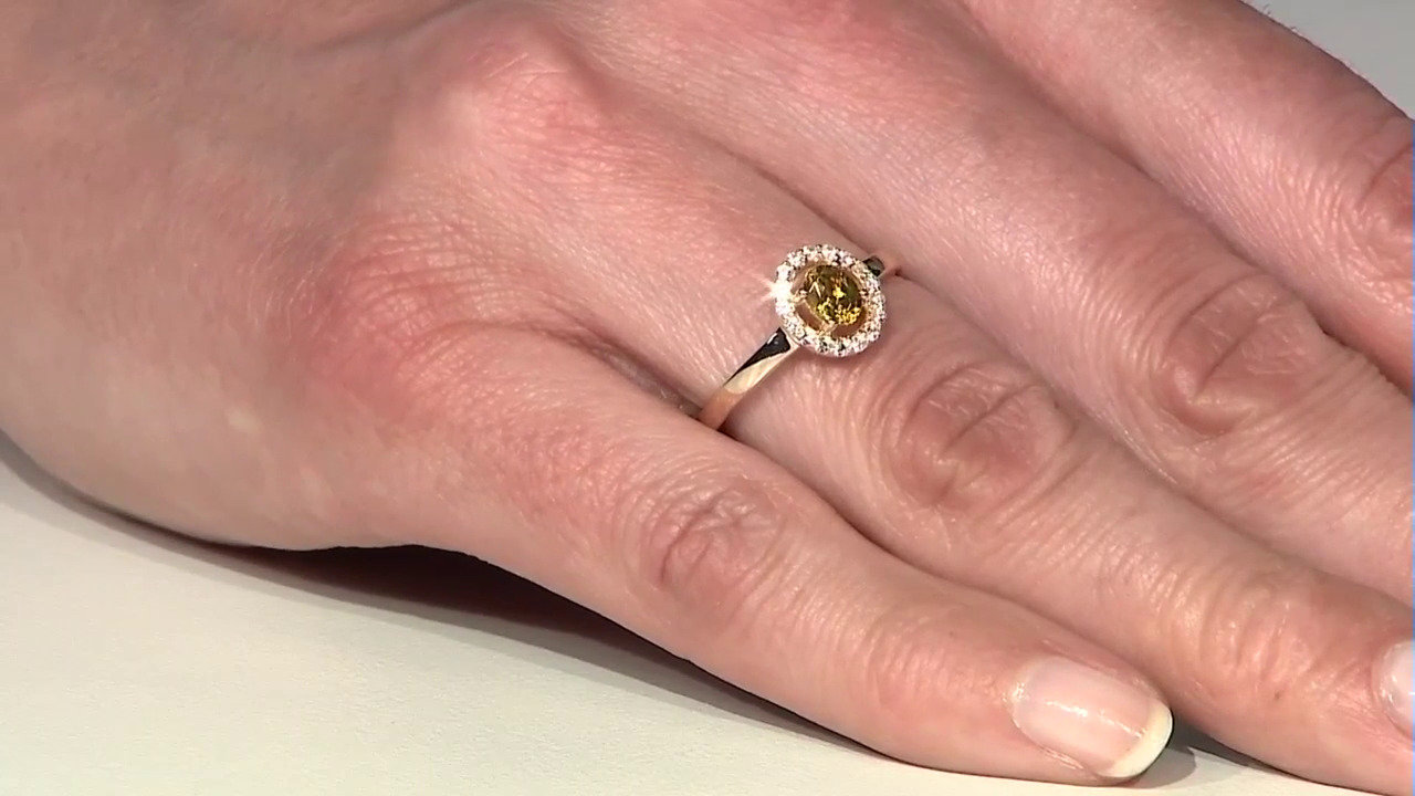 Video Gouden ring met een Sfeen
