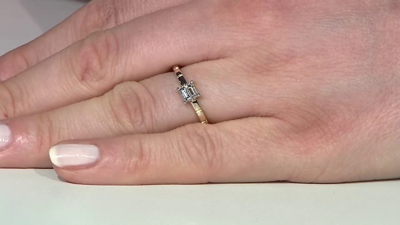 Video Gouden ring met Diamanten SI1 (G) (Annette)