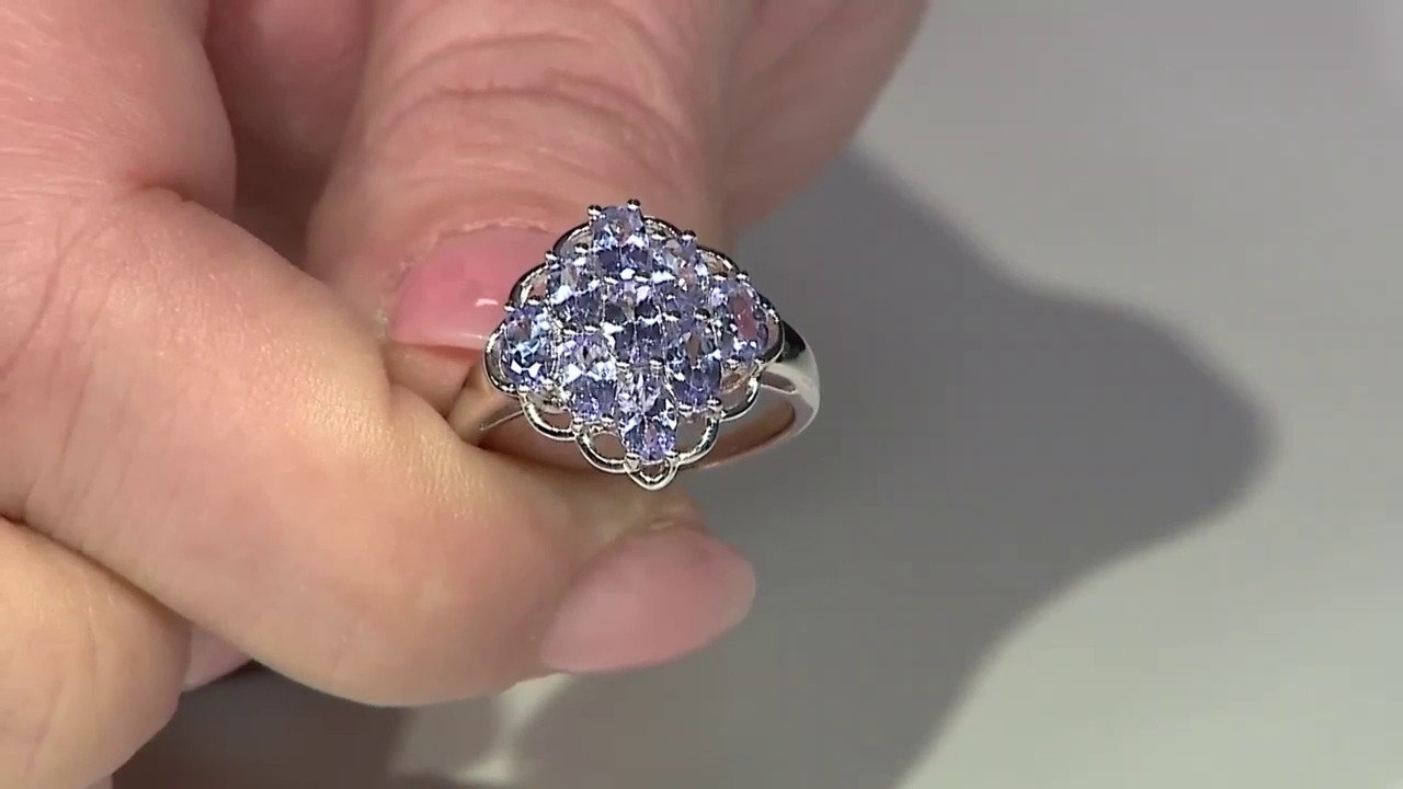 Video Bague en argent et Tanzanite Fancy