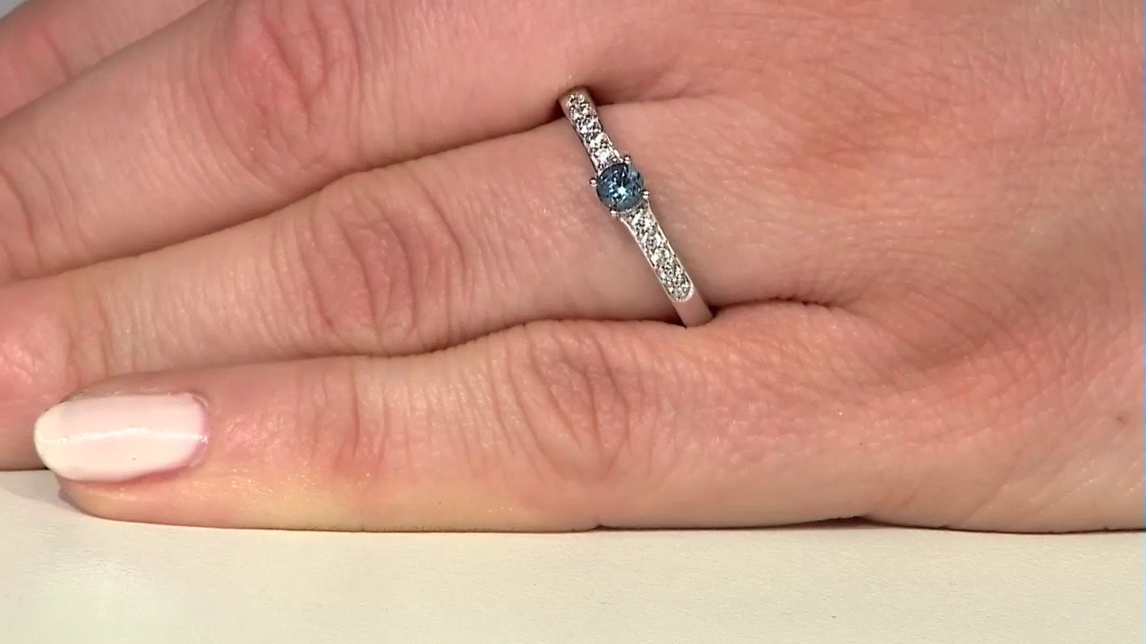 Video London Blue Topaz Silver Ring