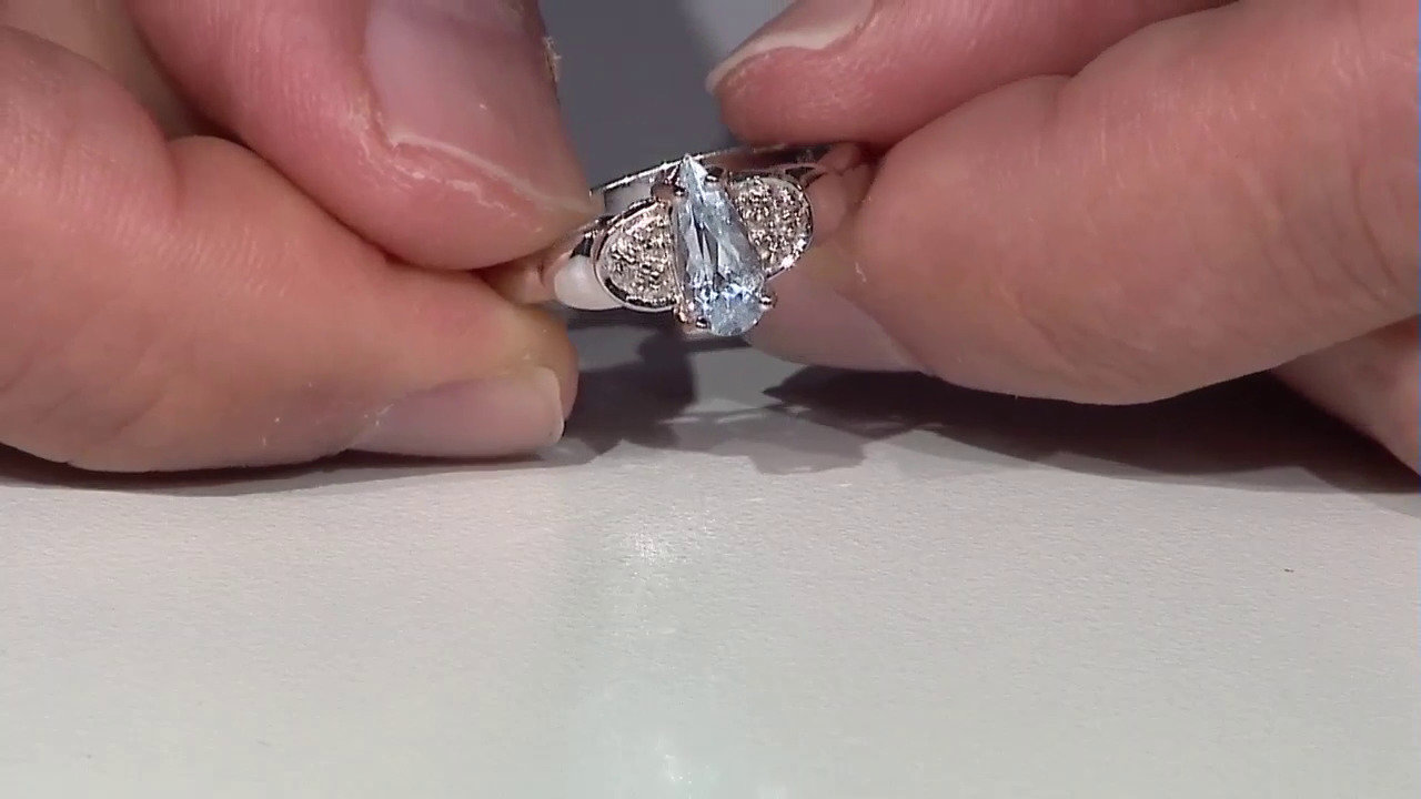 Video Fancy Tourmaline Silver Ring