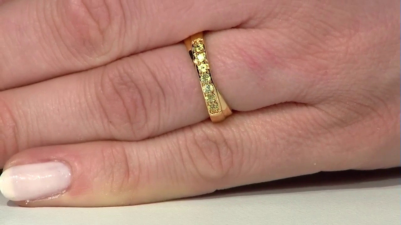 Video Zilveren ring met Sfeenkristallen