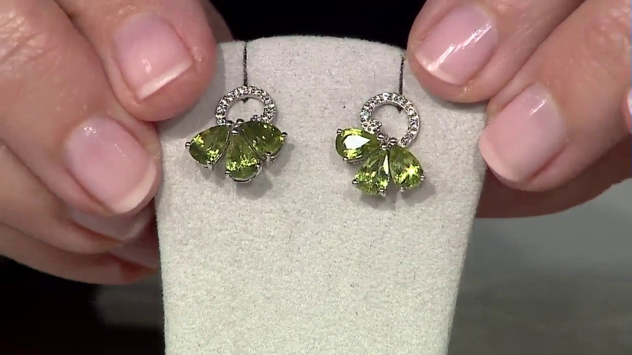 Video Mozambique Sapphire Silver Earrings
