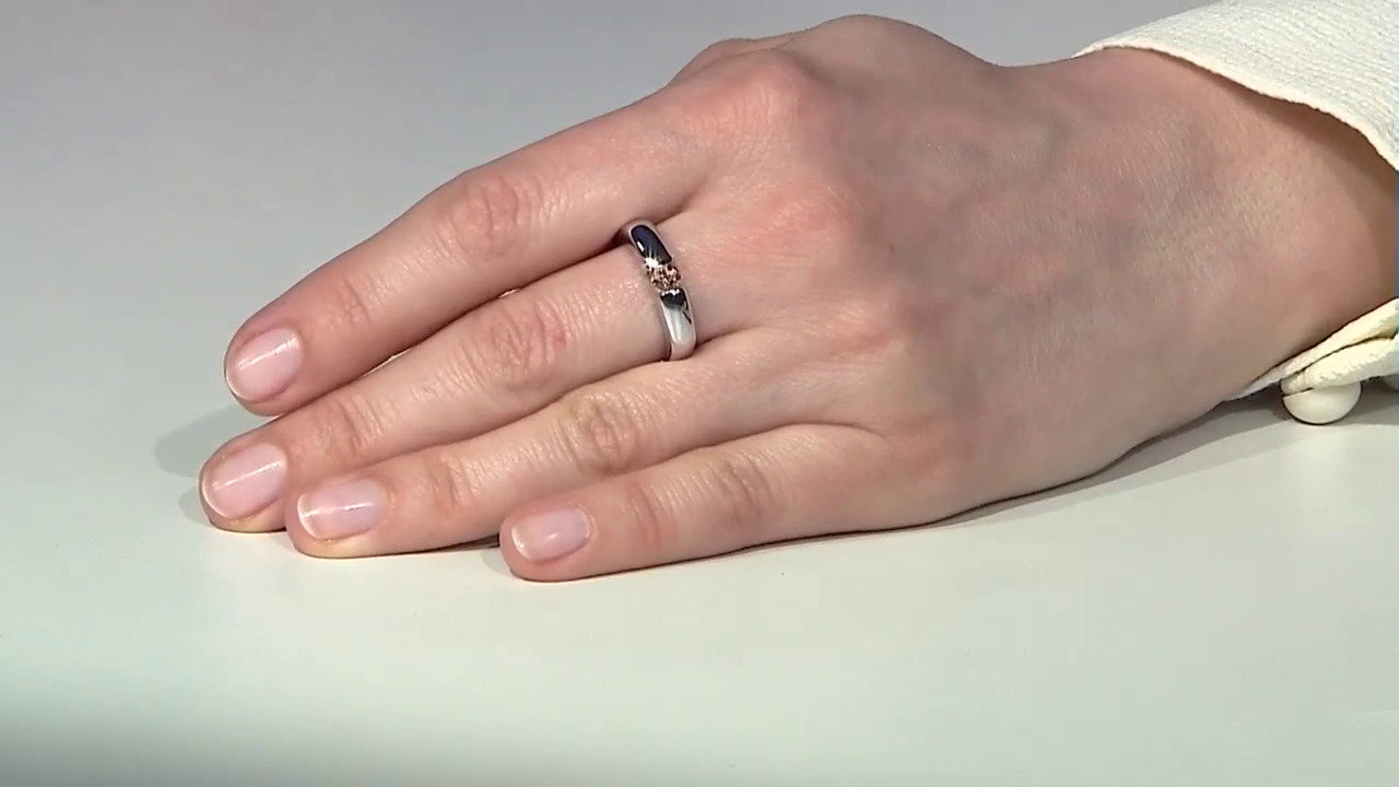 Video Zilveren ring met een keizerlijke-topaas