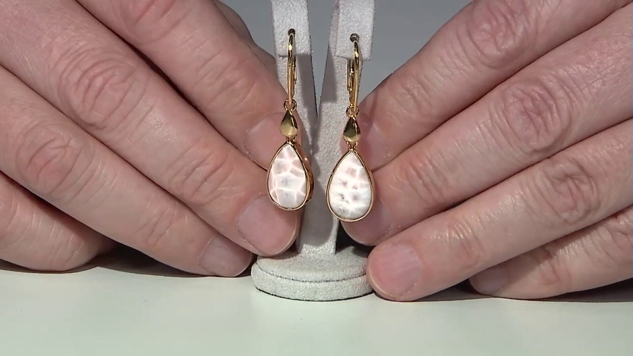 Video Natrolite Silver Earrings