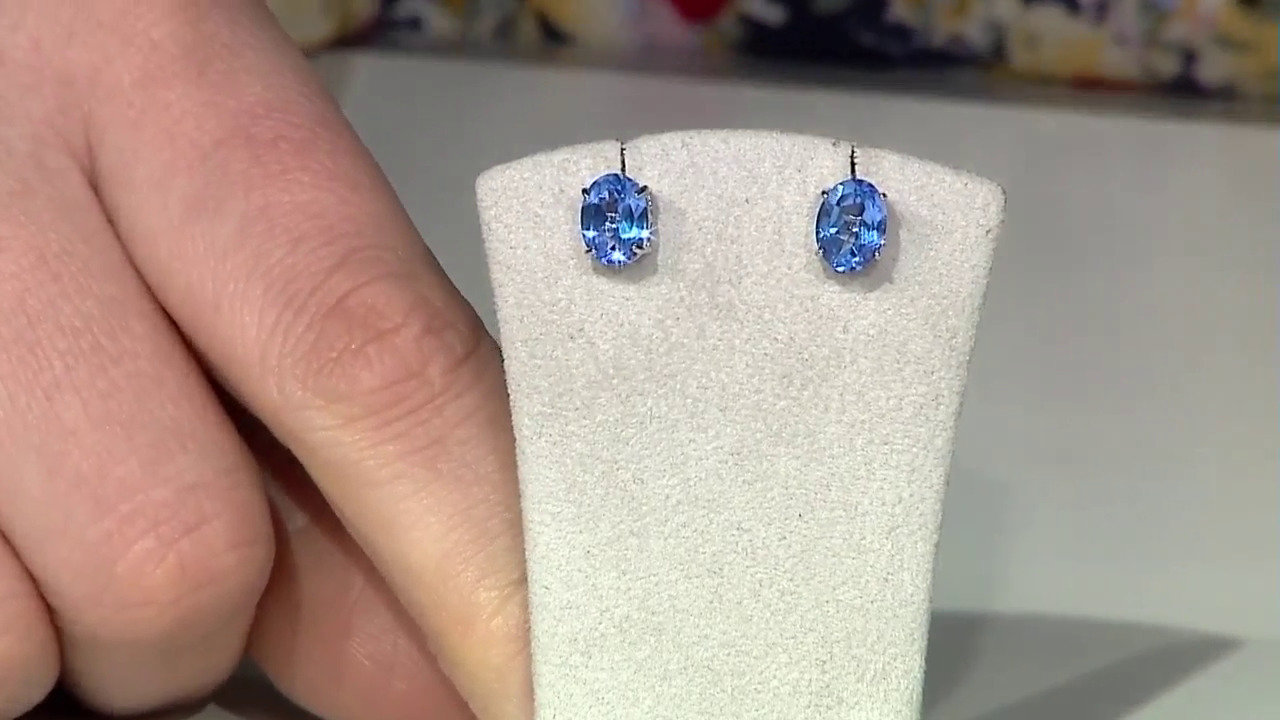 Video INDIGO BLUE TOPAZ Silver Earrings