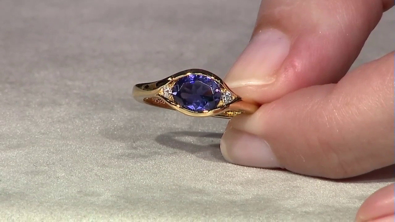 Video Iolite Silver Ring
