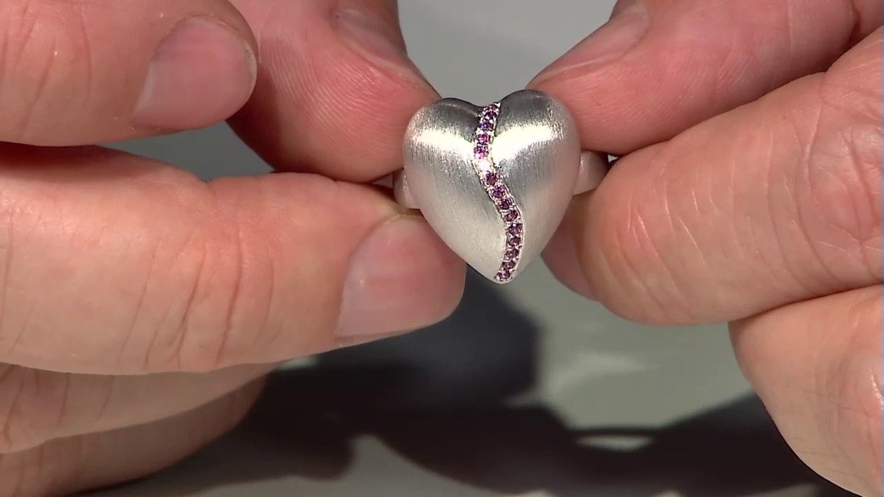 Video Rhodolite Silver Ring