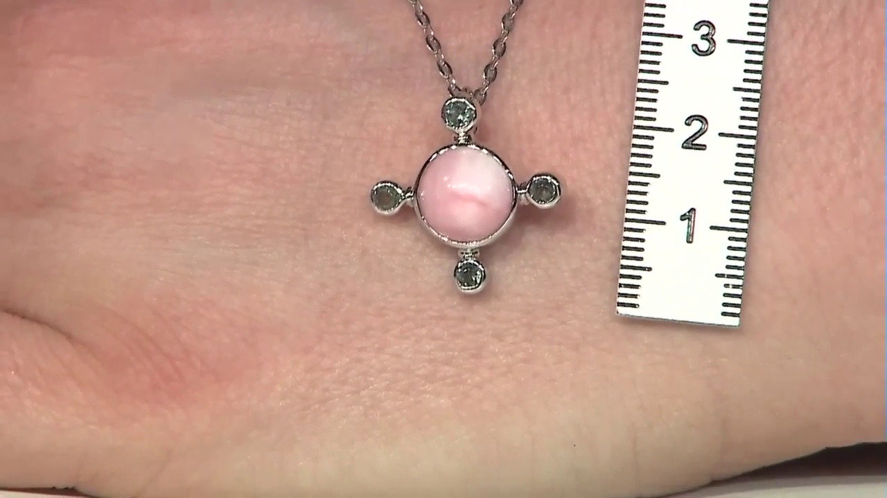 Video Zilveren hanger met een Anden Opaal