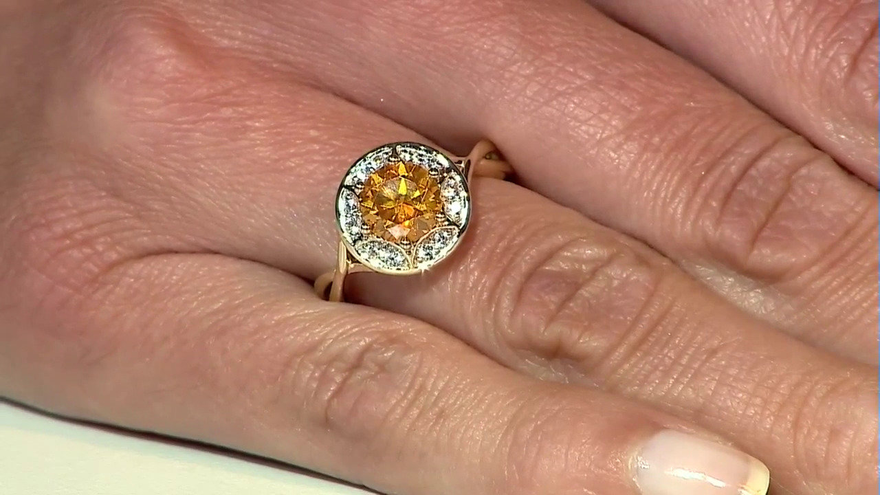 Video 9K Sphalerite Gold Ring