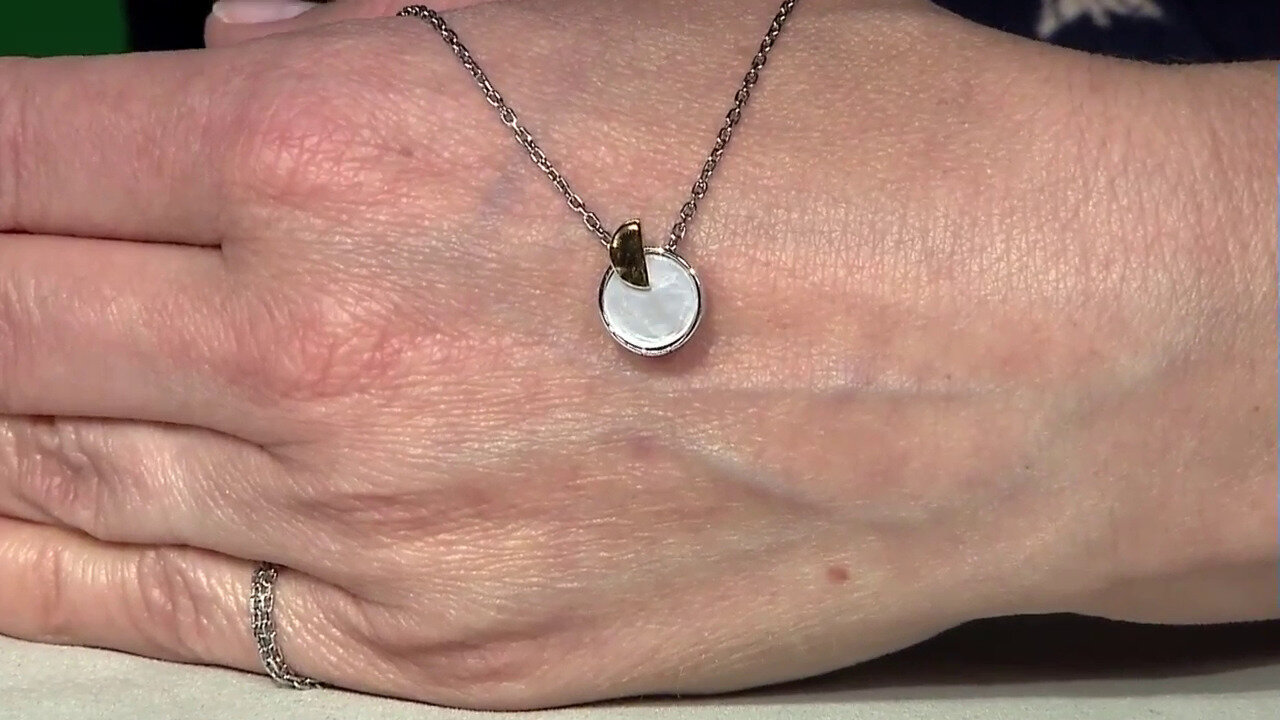 Video Mother of Pearl Silver Pendant (dagen)