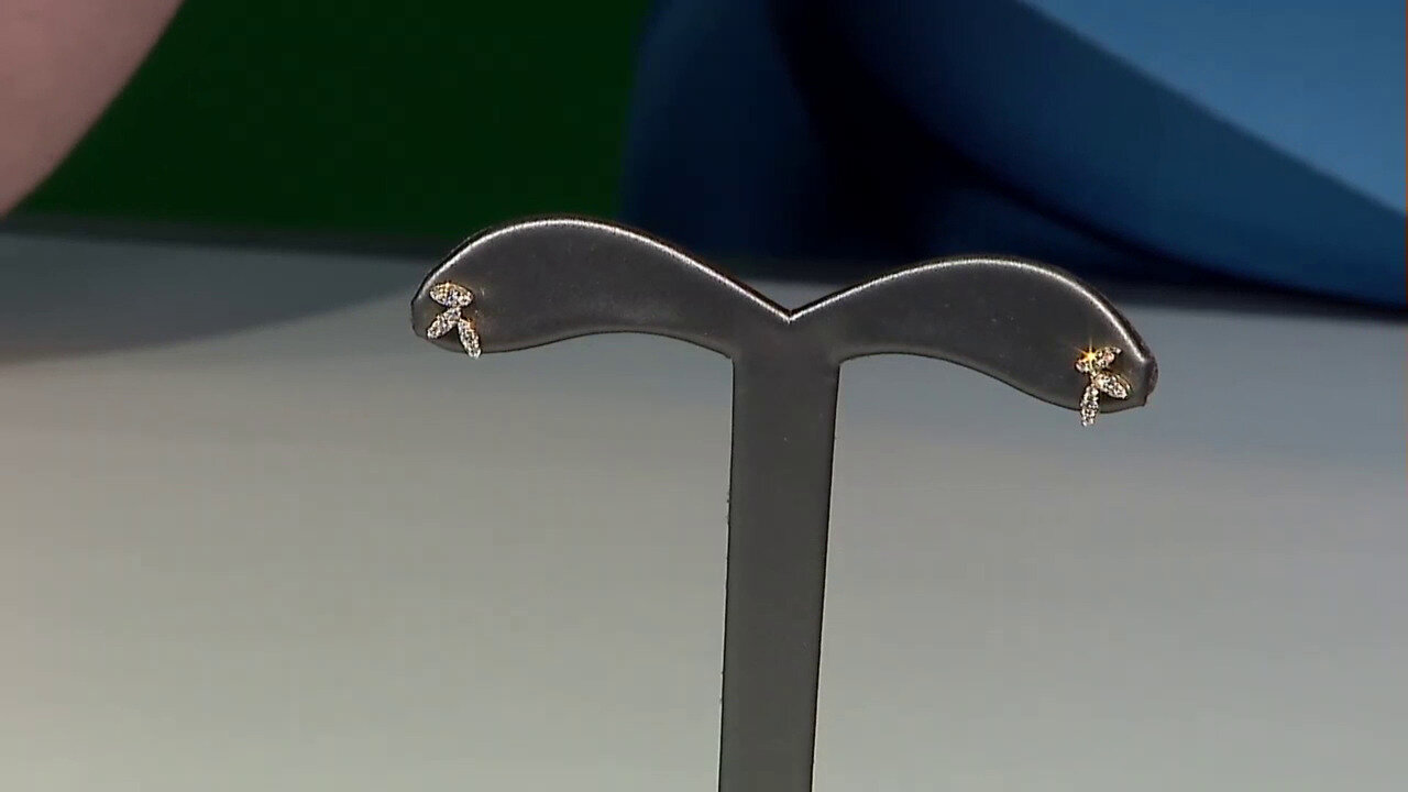 Video SI2 (H) Brillant-Goldohrringe (CIRARI)