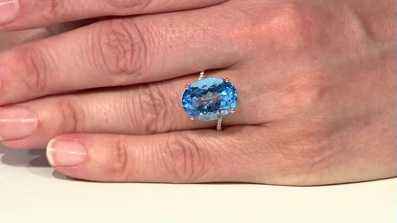 Video 9K Marambaia Topaz Gold Ring (Tenner Diniz)