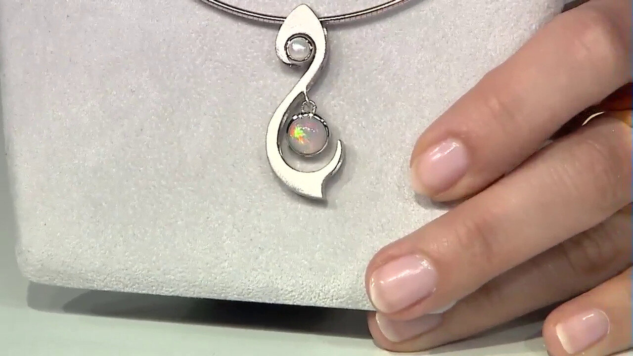 Video Welo Opal Silver Pendant (MONOSONO COLLECTION)