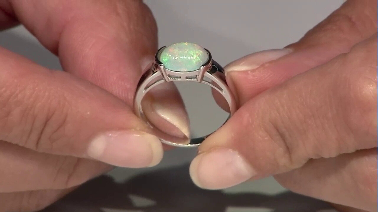 Video Welo Opal Silver Ring