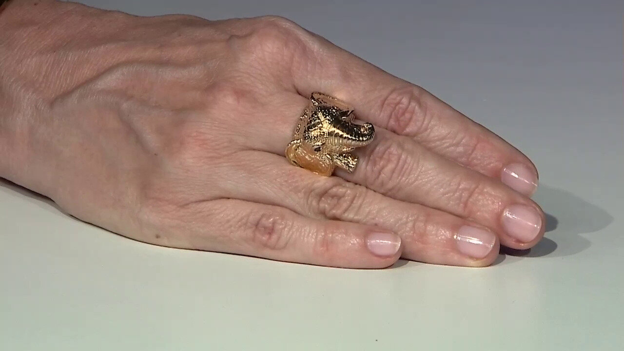 Video Zilveren ring met zwarte onyxen